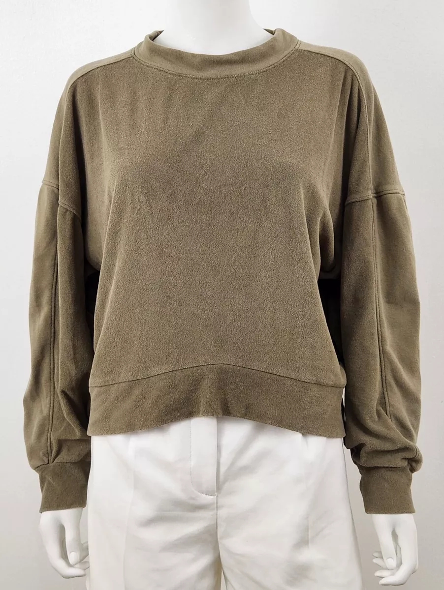 Cotton french terry sweatshirt new arrivals