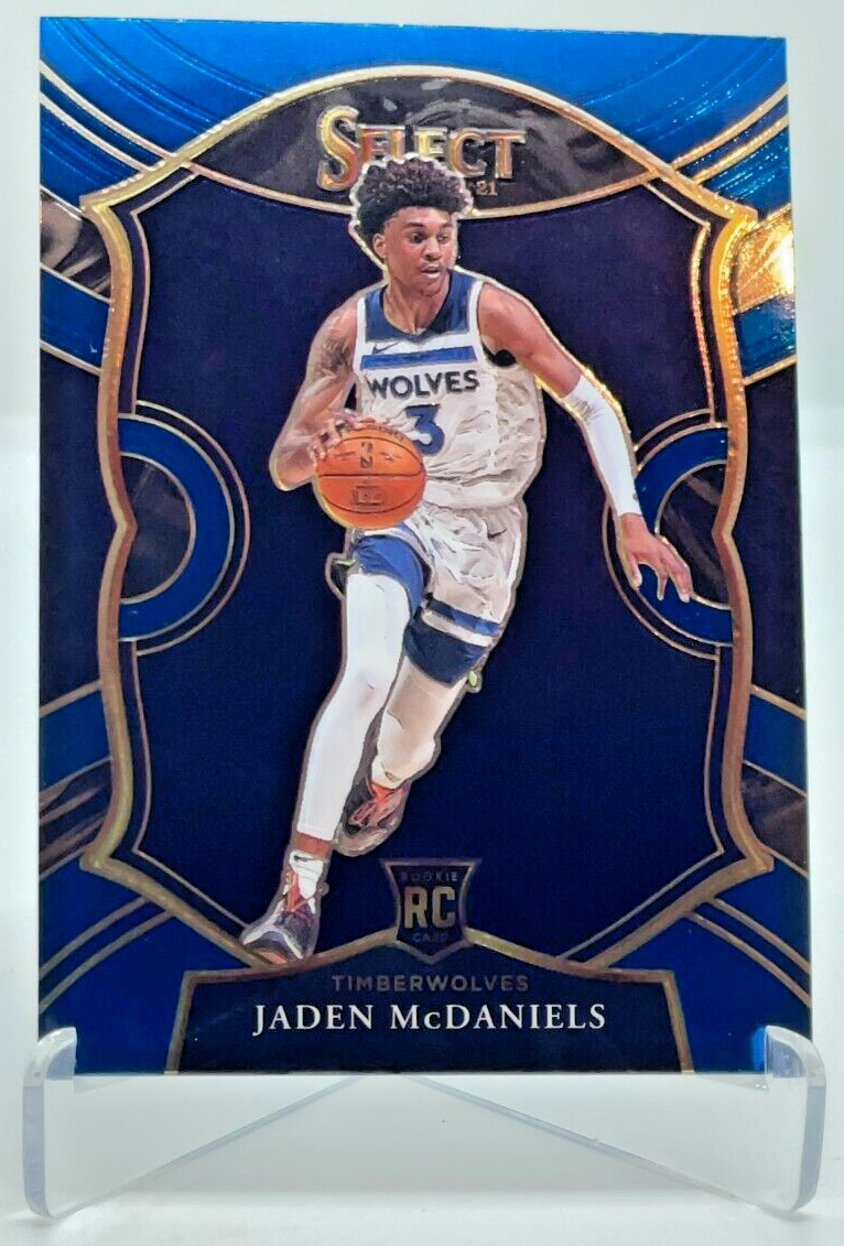 Jaden McDaniels 2020-21 Panini Select Basketball Base Concourse Rookie Card #88