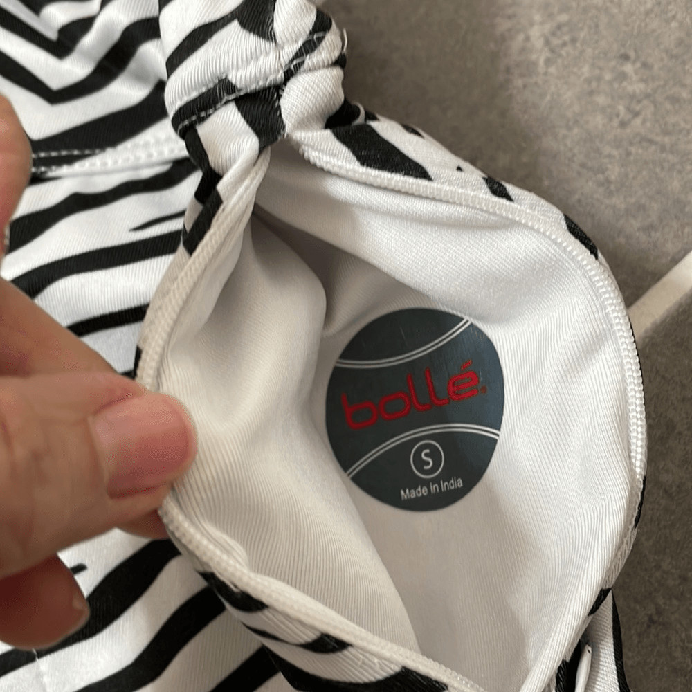 Bolle black and white zebra print tennis skirt size s… Gem