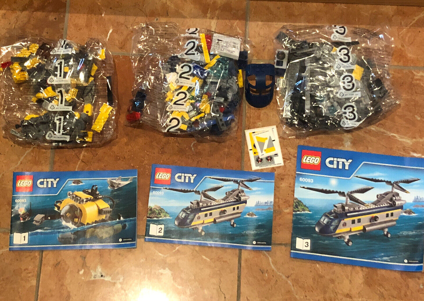 LEGO CITY: Deep Sea Helicopter (60093) New (No Official Box)