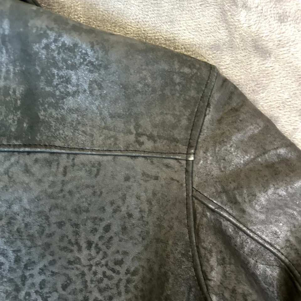 Chaqueta De Cuero Johnson De Colección M 42 Bomber Moto San Francisco Envejecida EE. UU. Foto 4 de 4