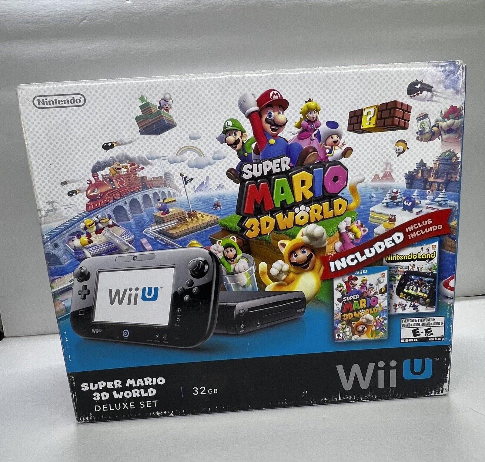 Nintendo Wii U Deluxe Set: Super Mario 3D World and Nintendo Land - video  gaming - by owner - electronics media sale 