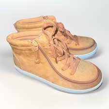 NWT BILLY FOOTWEAR Brown CANVAS HIGH TOP SNEAKERS - HARING Size 4