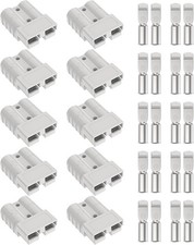 10Pack For Anderson Style Plug Connectors DC Power 50 AMP 600V 6AWG✅