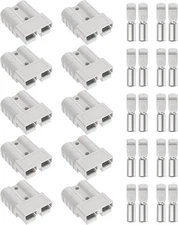 10Pack For Anderson Style Plug Connectors DC Power 50 AMP 600V 6AWG✅