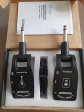 Système de guitare sans fil ammoon 2.4G avec émetteur et récepteur rechargeables