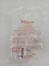 Nuby Silicone Baby Bottle Nipples Replacement Set of 6 Clear Feeding 80459