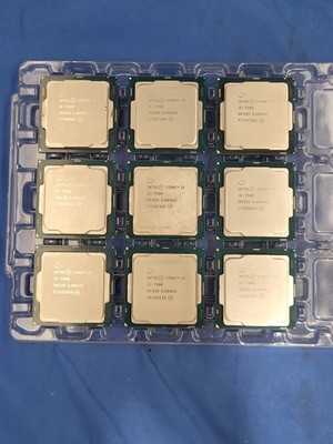 LOT OF 9  Intel Core i5-7500 SR335 3.4GHz  7th Gen. CPU PROCESSOR