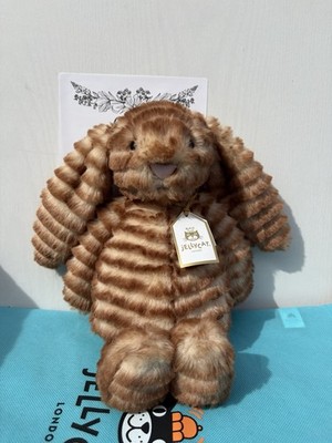 Jellycat Luxe Bashful Juniper Bunny NWT Rare Authentic with