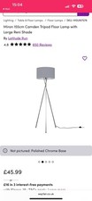 Wayfair Large Standing Lamp Dark Grey New In Box
