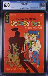 Scooby Doo #1 CGC 6.0 Beautiful Book! Rare 1970 1st App of Scooby Doo and Shaggy