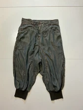 Vintage Y2K Cop Copine Kolari Sarouel Tencel Drop Crotch Crop Harem Pants Sz. 40