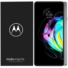 Motorola Edge 20 5G bianco smerigliato 128 GB + 4 GB Dual-Sim sbloccato in fabbrica GSM NUOVO