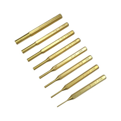 #ad 8 Pieces Brass Pin Punch Set Non Marring for Gunsmithing Woodwork $23.95