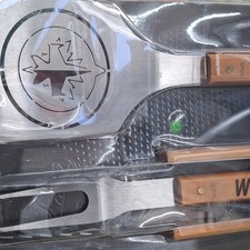 Sportula Winnipeg Jets NHL Officially Licensed BBQ Tool Set Stainless Steel