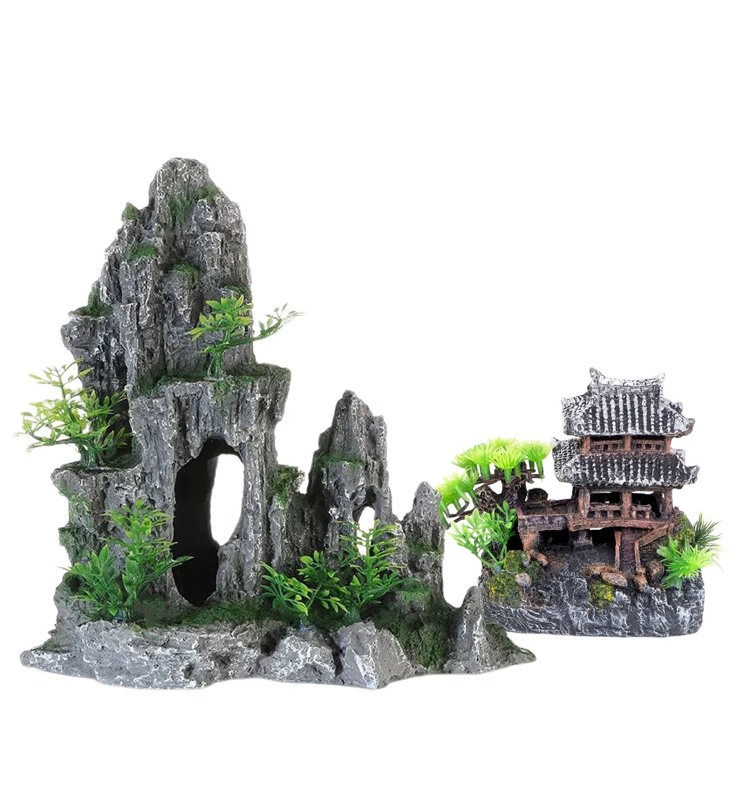 AWXZOM Extra Large Aquarium Decorations kit - “Ancient Temple in Large, Gray
Opens in a new window o
