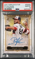 2020 TOPPS FIVE STAR AUTO #FSADC DYLAN CEASE ROOKIE RC PSA 10 AUTO