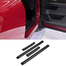 Cubierta protectora de carbono para alféizar de puerta exterior Fit Nissan Kicks 2025 2026