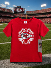 Kansas City Chiefs Kids T-SHIRT NFL Team Apparel Red 3T 4T 5T Choose Size NWT