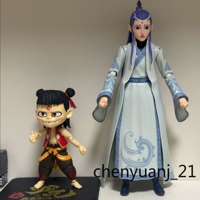 SHF Ne Zha Demon Boy Ao Bing Toys Gifts Action Figures Box Cute Kids Collect New