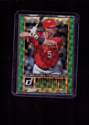 2015 Donruss #12 Albert Pujols Elite Dominator #/999