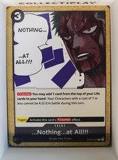 ...NOTHING...AT ALL!!! OP06-096 COMMON ONE PIECE LP
