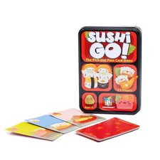 Gamewright , Sushi Go , Card Game , Ages 8+ , 2-5 Players , 15 Minutes Playing T