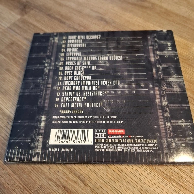 Fear Factory- Digimortal, Original-Digi-CD 2001 (Sybreed,Mechina,Divine Heresy) - Bild 4 von 4