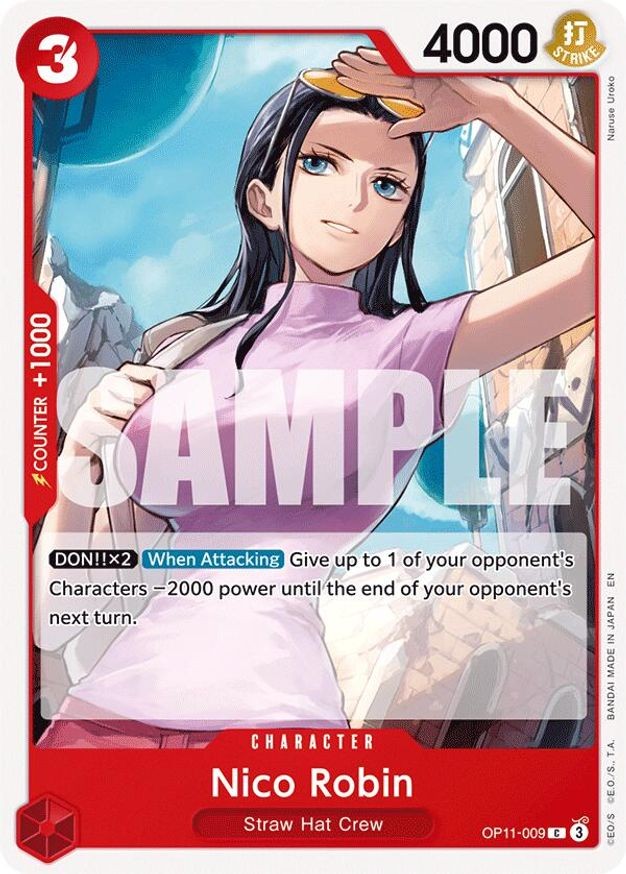 One Piece Nico Robin (OP11-009/150) OP11 A Fist of Divine Speed NM
