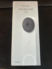 Google Nest Video Doorbell Wired 3rd Gen 2K HDR IP65 (Snow) NEW