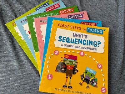 First Steps In Coding Book Set - (6) Books For Children By Siu & Badari