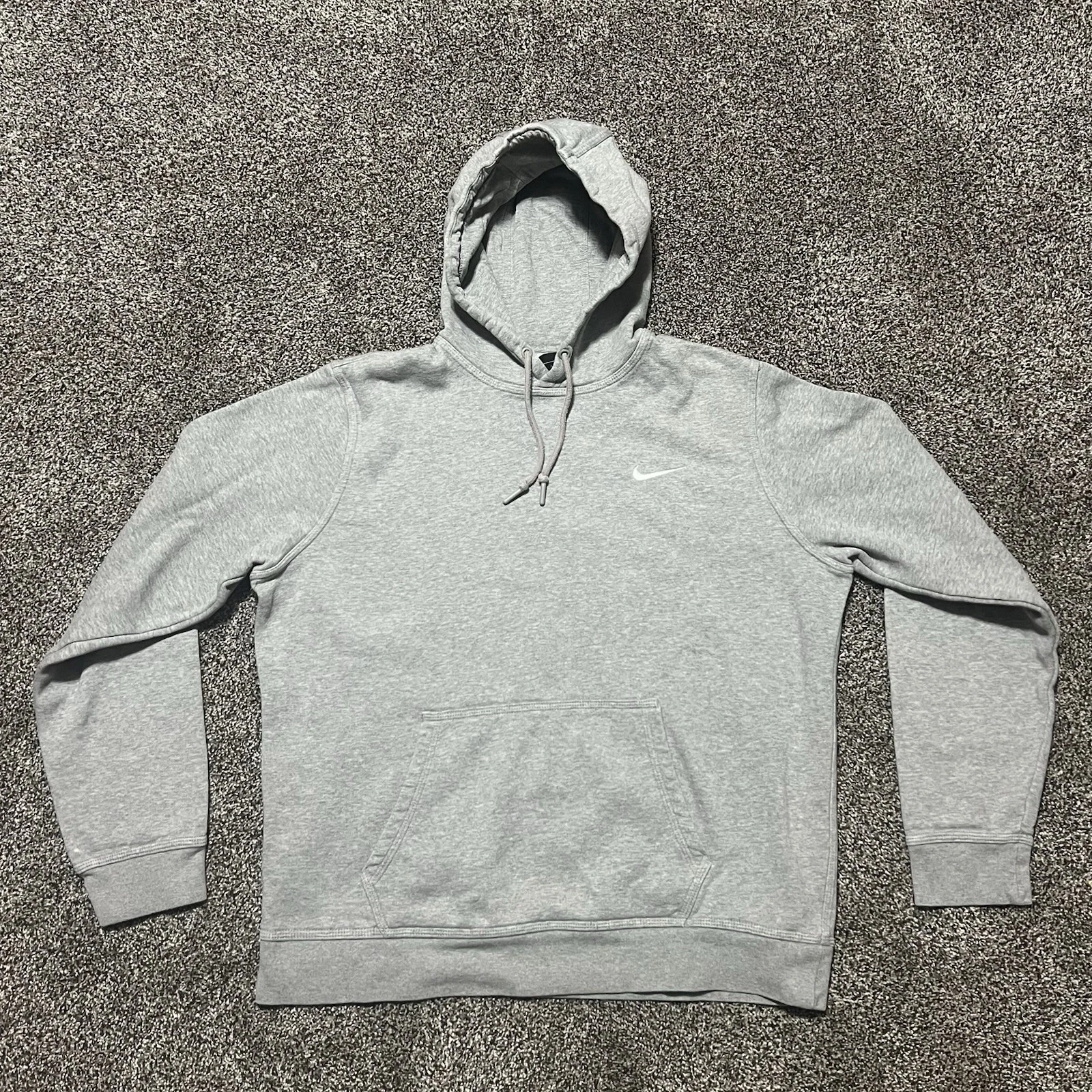 Nike Sports Club Fleece Women’s Large Gray Classic Hoodie