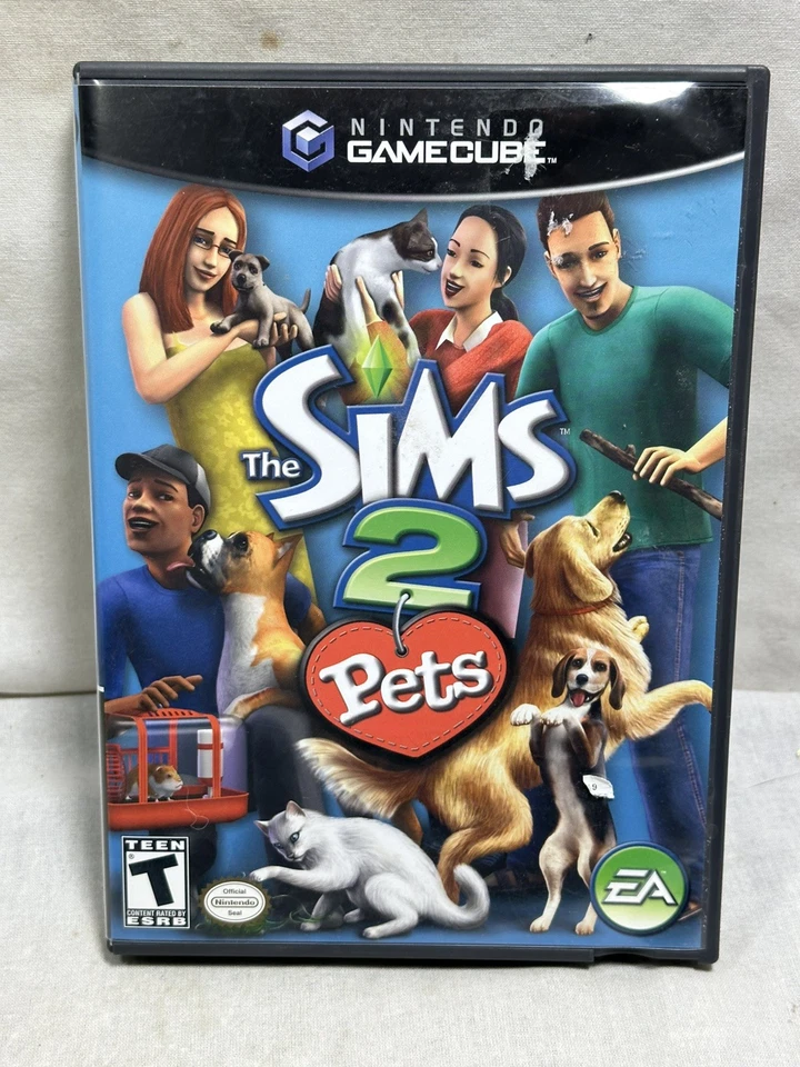 The Sims 2 Pets (Nintendo GameCube, 2006) No Manual - Tested - Image 2 of 4