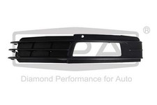 DPA Lüftungsgitter Grill Stoßfänger für AUDI A6 Avant (4F5, C6) Schwarz