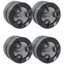 Car Audio Speaker 1" Dome Tweeter Pair High Frequency Power Acoustik Lot of (4)