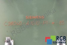 C98043-A1010-L1 02 SIEMENS - Reconditionné - Garantie 24 mois