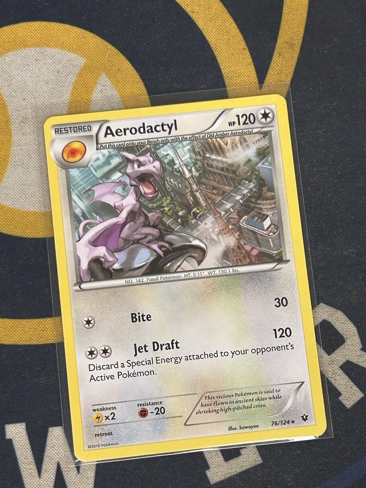 Aerodactyl 76/124 Fates Collide Regular