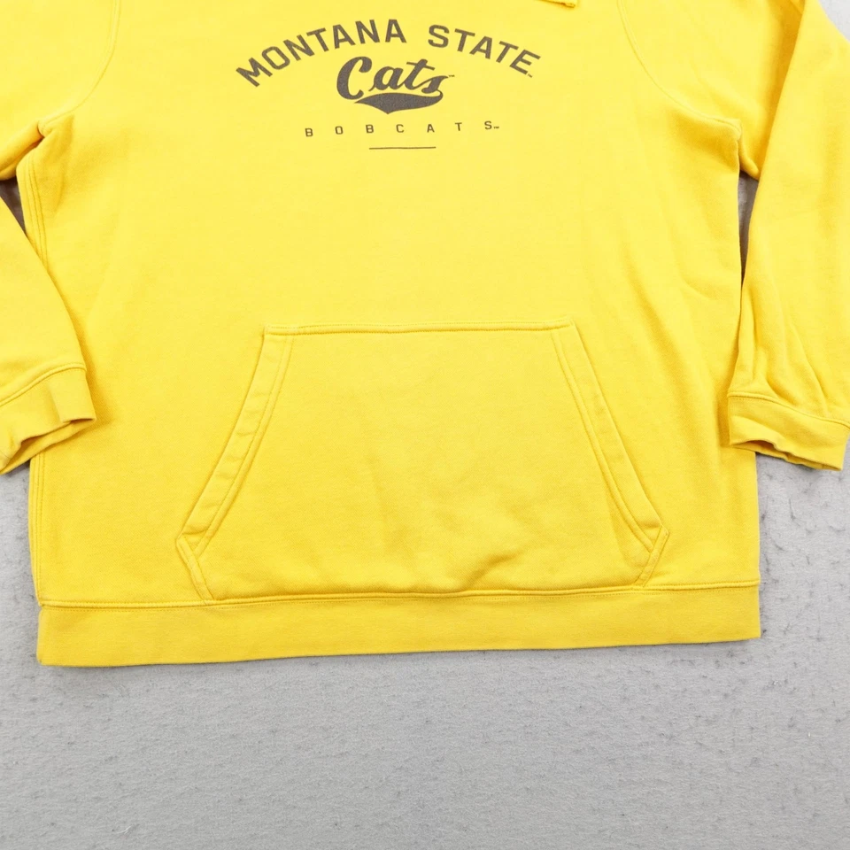 Montana State Bobcats Sudadera con Capucha Para Hombres Grande Dorado Nike Sudadera Pullover Gatos NCAA Foto 4 de 4