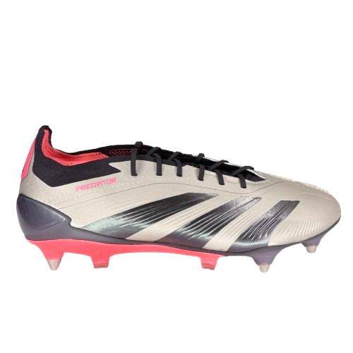 Adidas Predator Elite SG Soft Ground Grey Black Soccer Cleats