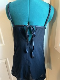 La Perla Limited edition UK 10 US XS/S babydoll Black adjustable tie back 