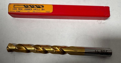 ADX Jobber RH DIN 338 Drill HSS High Speed Steel 1/2 SKF England