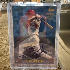 2000 TOPPS BASEBALL CERTIFIED ON-CARD AUTOGRAPH #TA22 SCOTT ROLEN PHILLIES NM/M