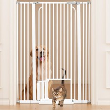 53in Extra Tall Cat Gate for Doorway No Drilling 29.5-40.1in Wide Dog Gate wi...