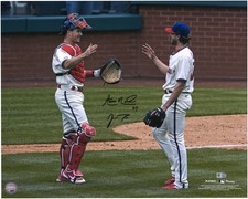 J.T. Realmuto & Aaron Nola Phillies Signed 16x20 High Five Photograph