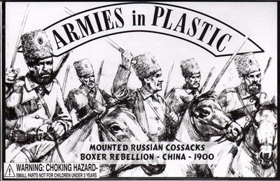 Armies in Plastic: Boxer Rebellion China (1900) Mounted Russian Cossacks 1/32