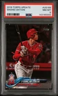 Shohei Ohtani 2018 Topps Update #US189 Rookie PSA 8