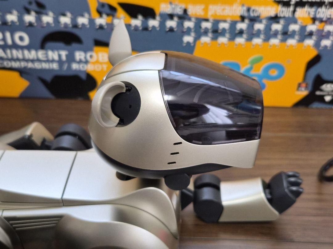Sony AIBO ERS-210 Robot Dog Tested Working with Accessories AIBO
