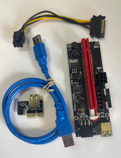 PCI-E 1X to 16X Riser 6 Pin for Video/Graphics Card PCE164P-N08 VER009S