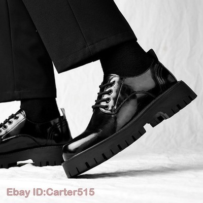 Moccasins Mens Shoes Business Lace Up Casual Ankle Boots Round Toe New 