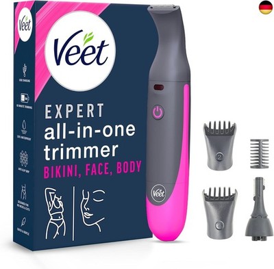 Veet Expert Intimate All-In-One Trimmer - Damen Haartrimmer & Intimrasierer